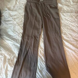 Aritzia Sunday Best Taupe Track Pants